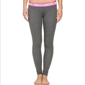 Under Armour | Grey Heat Gear Wordmark Leggings